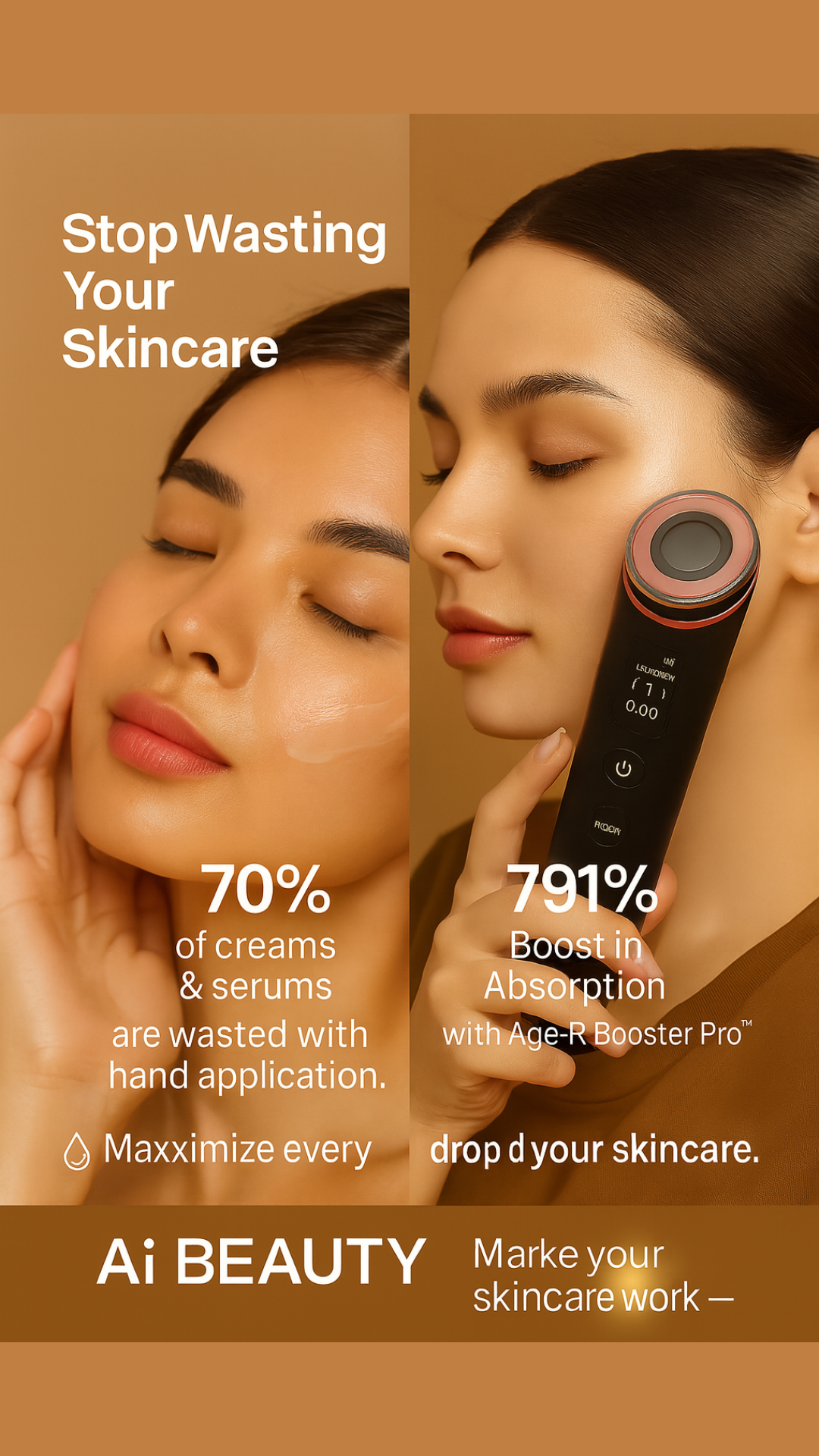 AGE-R Booster Pro – جهاز متعدد التقنيات لشد البشرة وتنقيتها