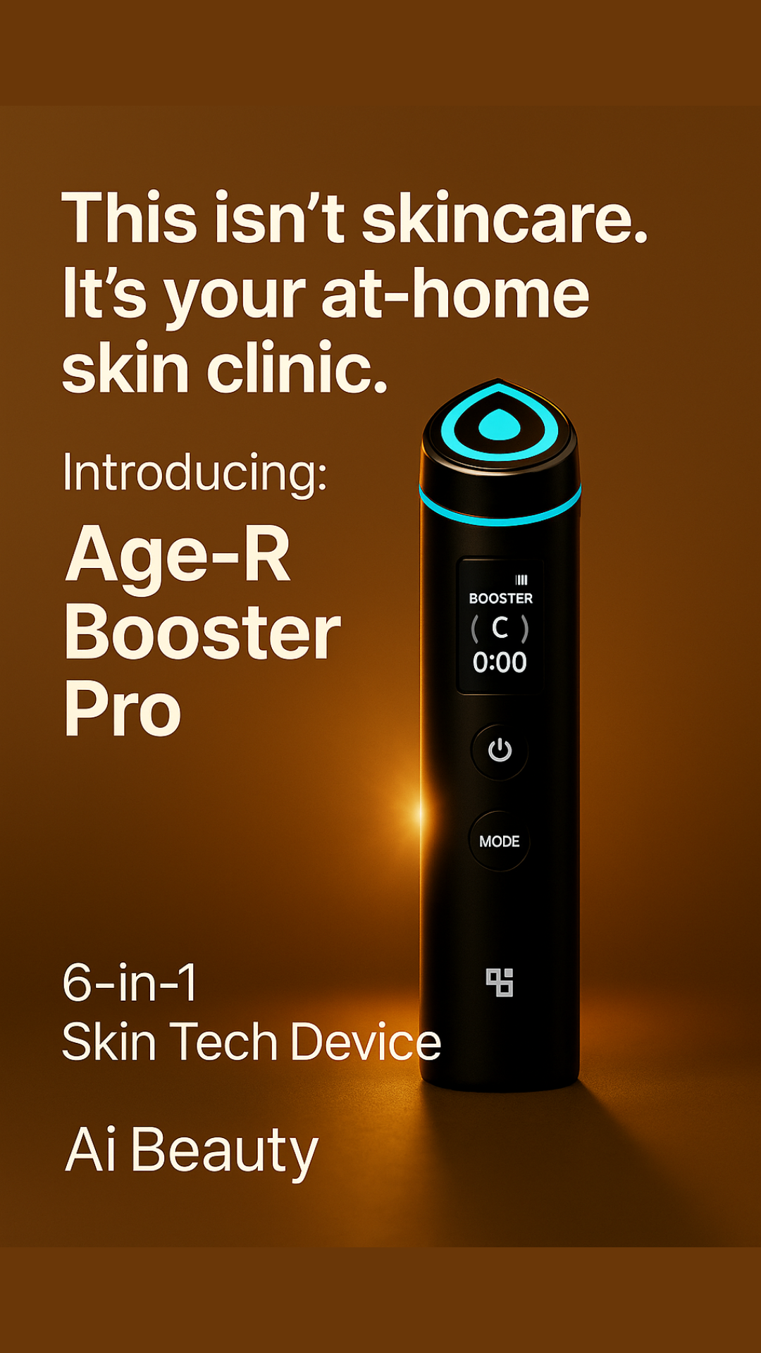 AGE-R Booster Pro – جهاز متعدد التقنيات لشد البشرة وتنقيتها